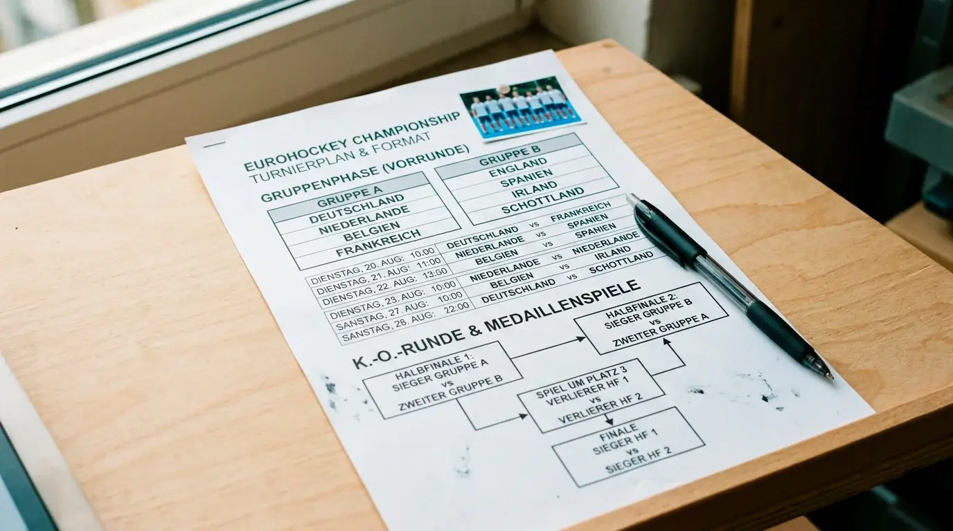 EuroHockey Championship Format: Gruppenphase und Finalrunden der Feldhockey Europameisterschaft