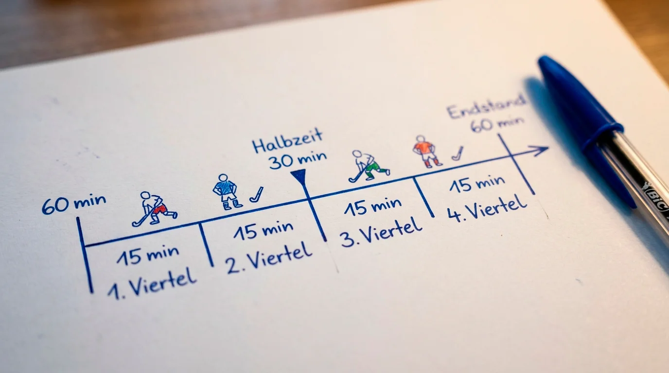 Feldhockey 4-Viertel-Format – wie Halbzeit und Endstand für HT/FT Wetten definiert werden