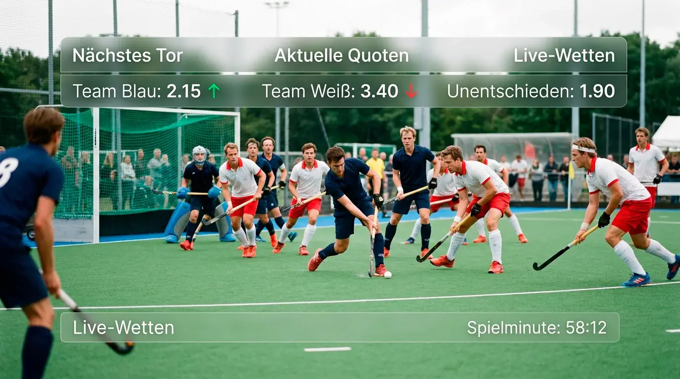 Feldhockey Livewetten Quoten bei einer Strafecke: Wie der Penalty Corner die In-Play-Quoten sofort beeinflusst
