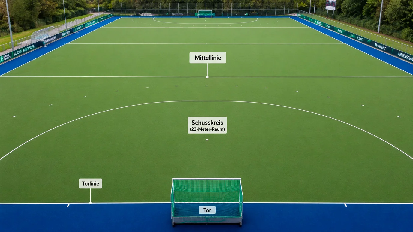 Feldhockey Schusskreis: D-förmige Zone vor dem Tor als entscheidender Wettindikator