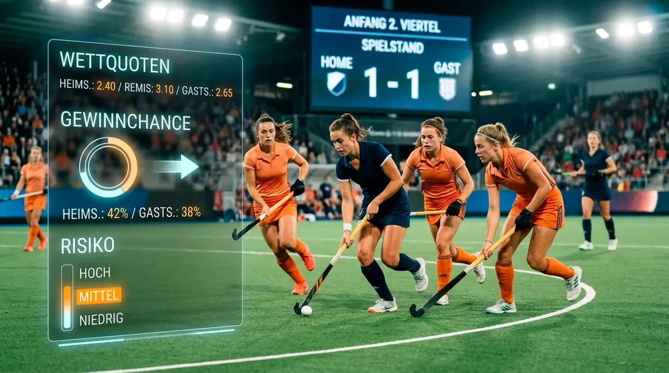 Live Viertelwetten beim Feldhockey: Chancen und Risiken im laufenden Spielverlauf