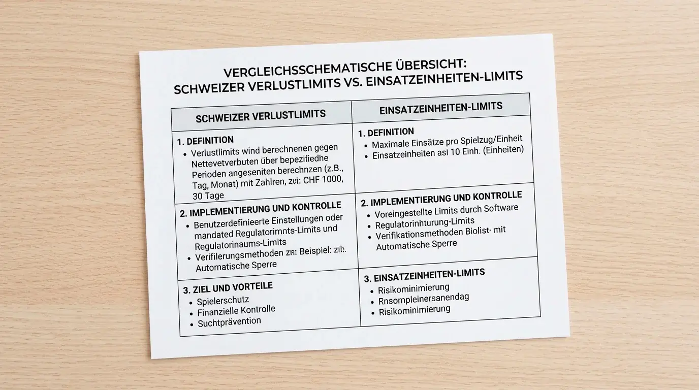 Schweizer Sportwetten Verlustlimite versus Einsatzlimit – Unterschied erklärt am Beispiel Swisslos und ausländische Anbieter