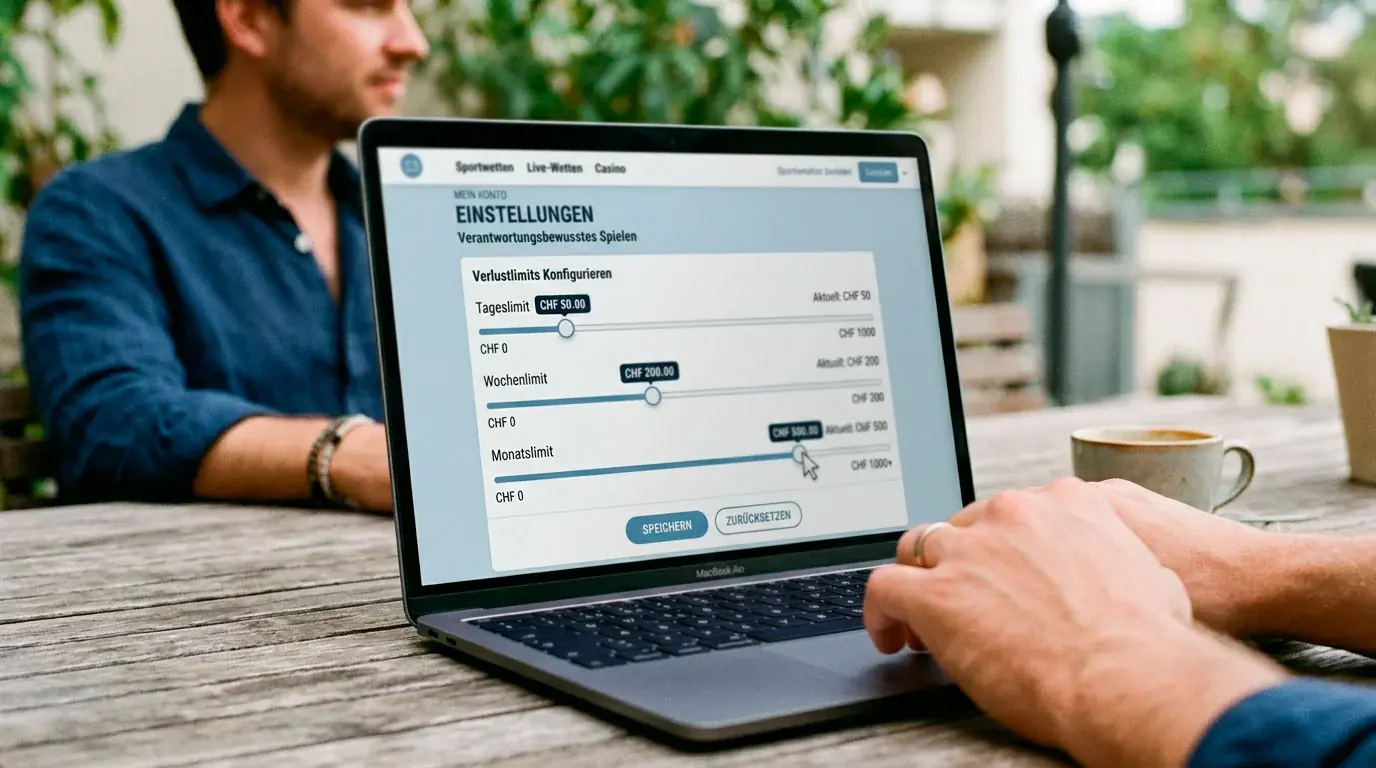 Verlustlimite setzen bei Swisslos Sportwetten – Schnittstelle für Spielerschutz-Einstellungen und Tageslimite