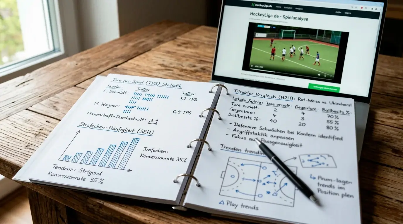 Feldhockey Wettstatistik Analyse: Tore pro Spiel, Strafecken-Frequenz und Head-to-Head-Daten für fundierte Tipps