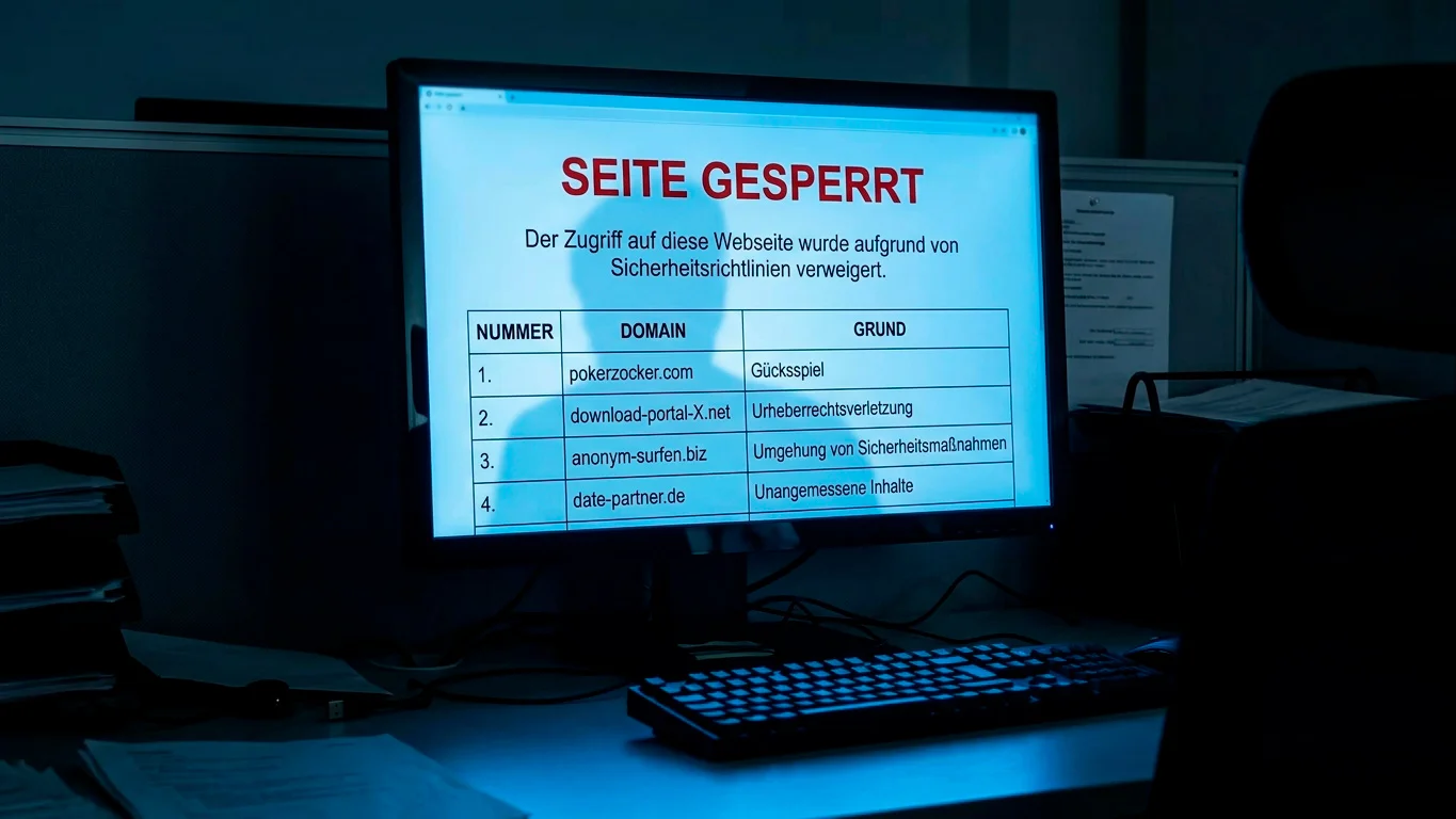 ESBK Sperrliste Schweiz – illegale Online-Glücksspielseiten gesperrt per Ende 2024