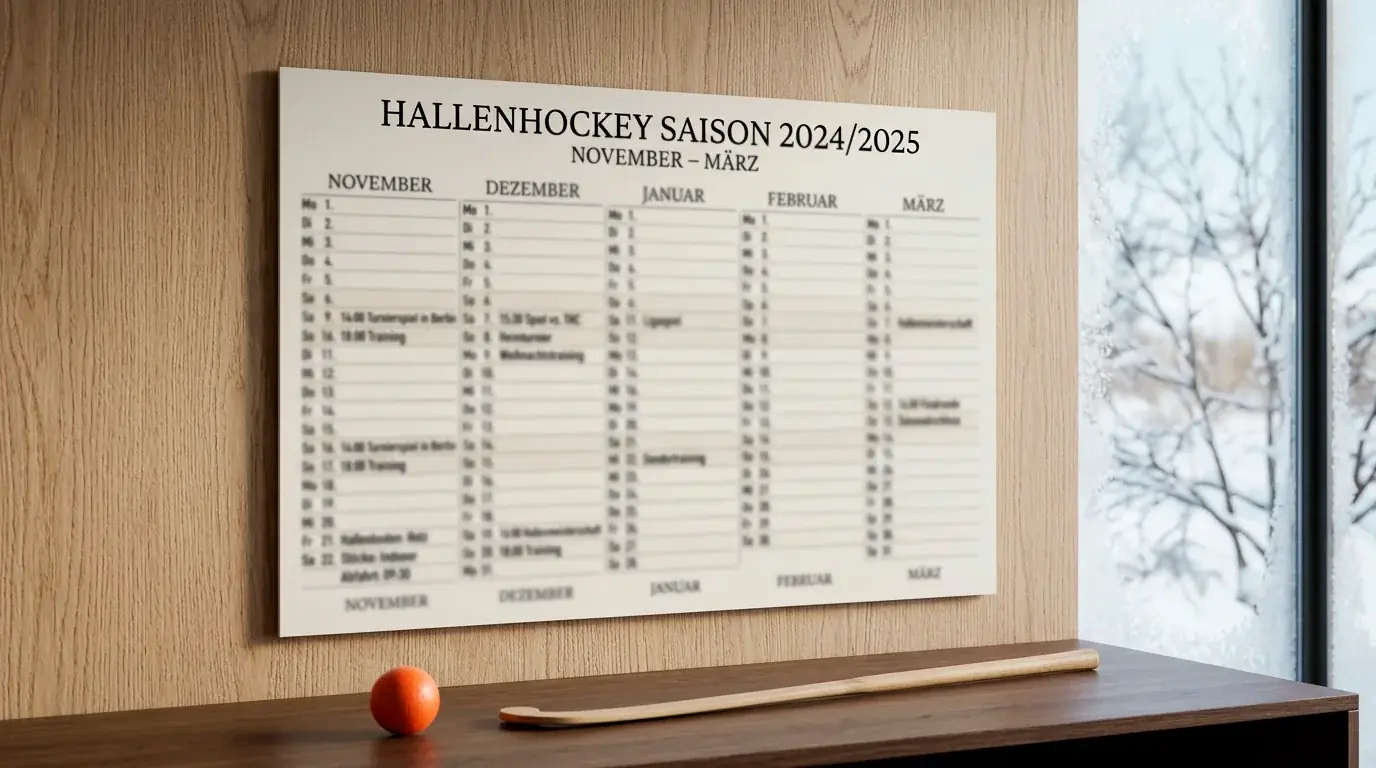 Hallenhockey Wintersaison: November bis März als Hauptwettzeitraum für Indoor-Hockey-Sportwetten