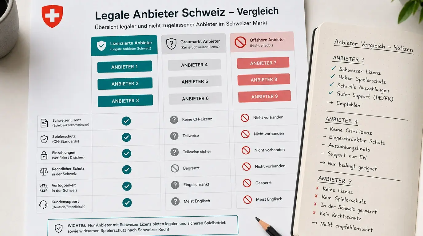 Feldhockey Wettanbieter Vergleich Schweiz legal offshore Swisslos versus internationale Plattformen