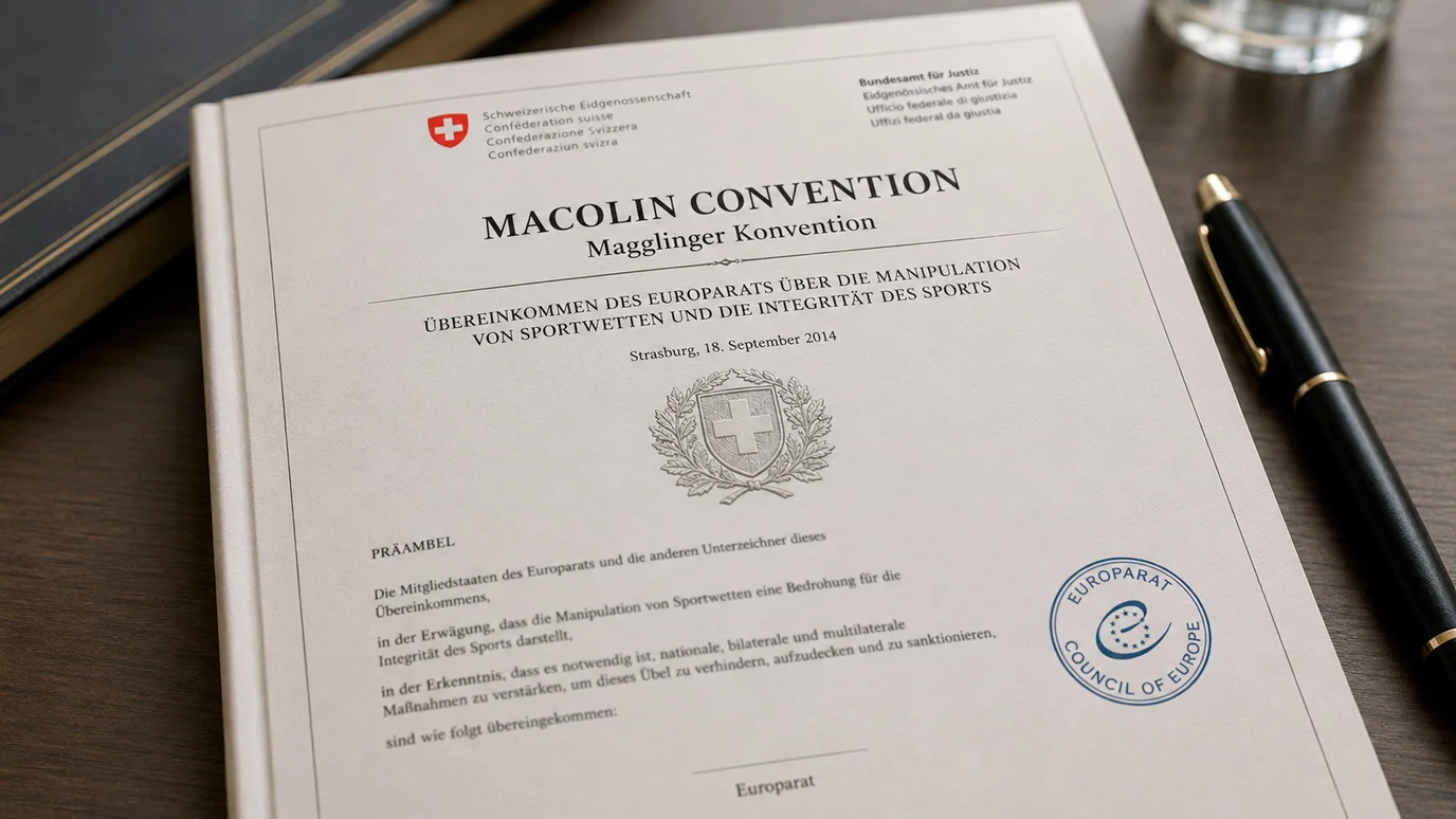 Macolin-Konvention Europarats – Schweizer Umsetzung im Bundesgesetz über Geldspiele BGS
